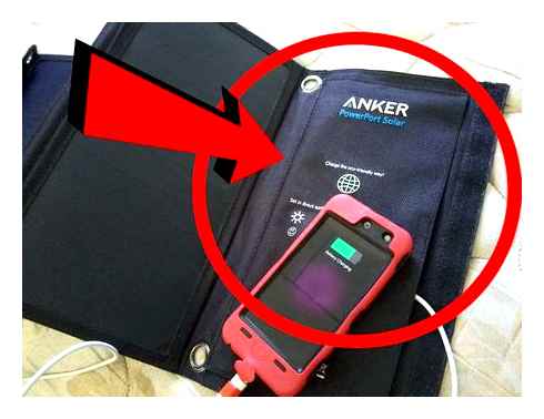 anker, solar, powered, portable, phone, charger
