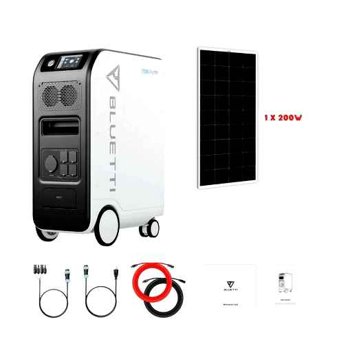 bluetti, ep500, pv350, solar, generator