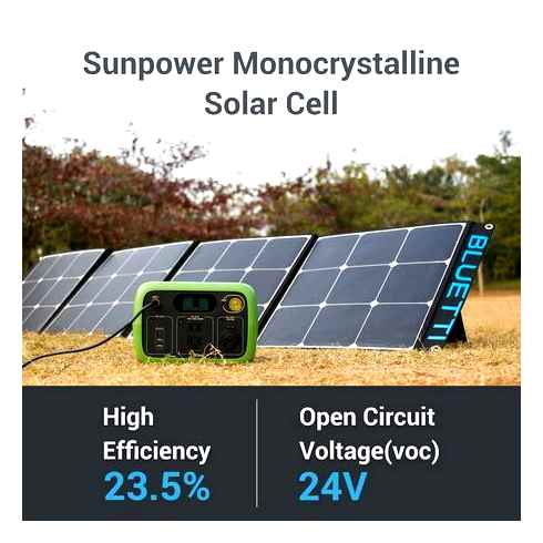 bluetti, sp200, 200w, solar, panel, sunpower