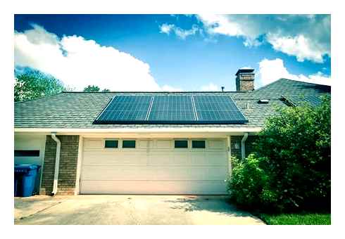 money, installing, solar, panels, garage, roof