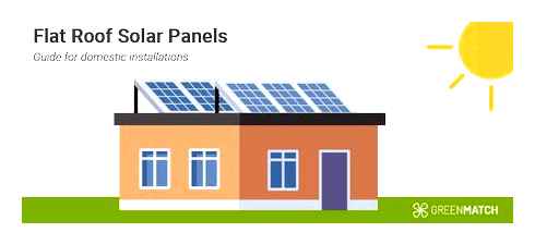 solar, panels, guide, flat, roof