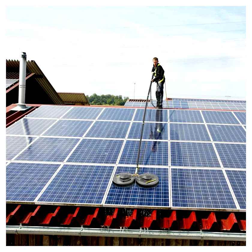 solar, panel, cleaning, proper