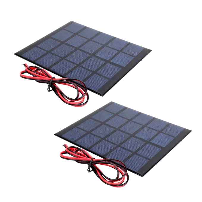 500ma, solar, panel, cable, 130mm