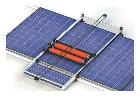 automatic, solar, panel, cleaner