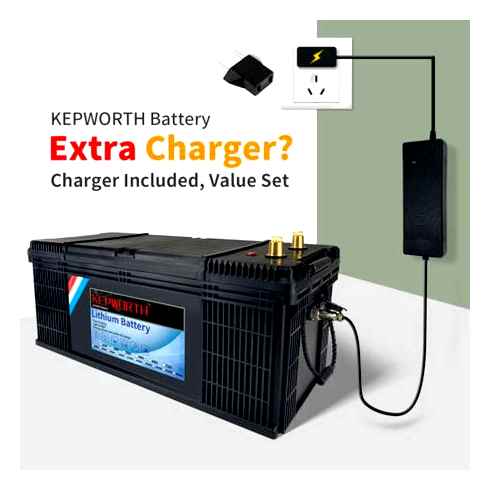 deep, cycle, batteries, lithium, solar, charger