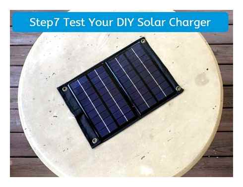 solar, charger, steps, photos, panel