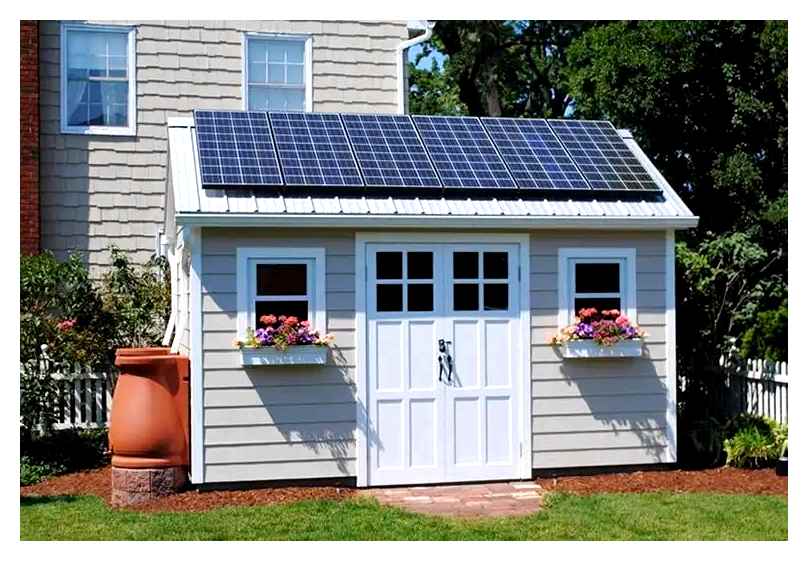 much, solar, power, need, shed, cost