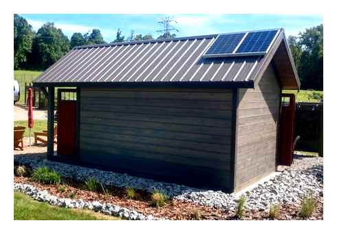 small, grid, cabin, solar