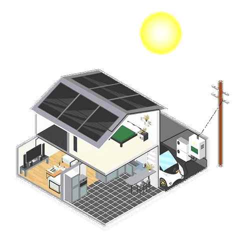 solar, homes, power